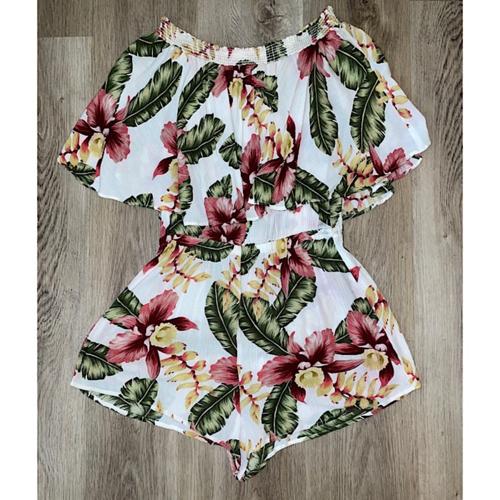 SMYM • Aloha Blooms Rosarita Romper, medium